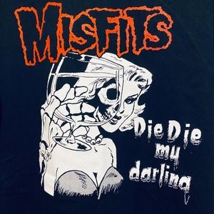 misfits // halloween die my darling // 100% cotton